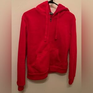 Cozy Red Women's Hoodie Sweater
